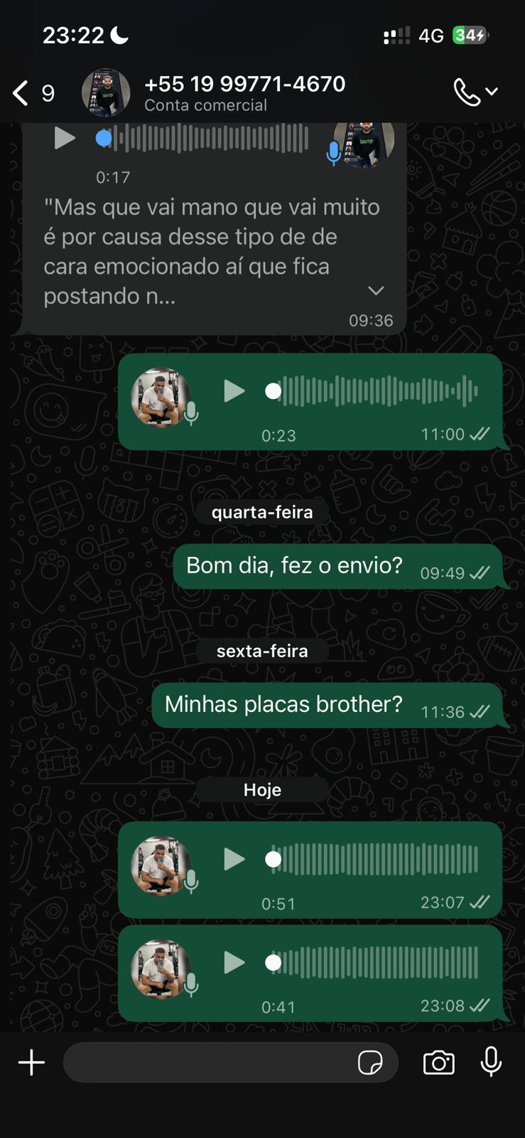 Golpista em destaque: gil